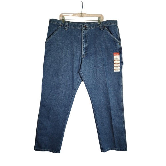 Wrangler Other - Wrangler NWT Five Star Heritage Carpenter Blue Jeans Men's 42x30 Work Pants